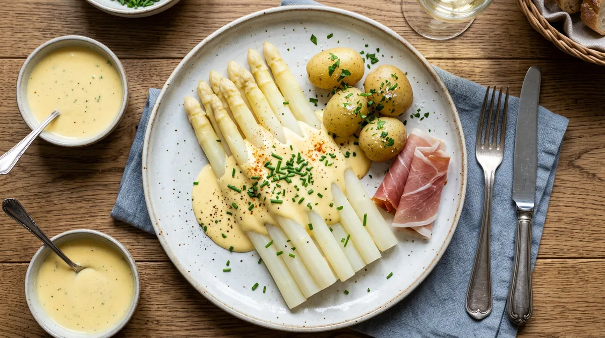 Cannabis Asparagus with Hollandaise