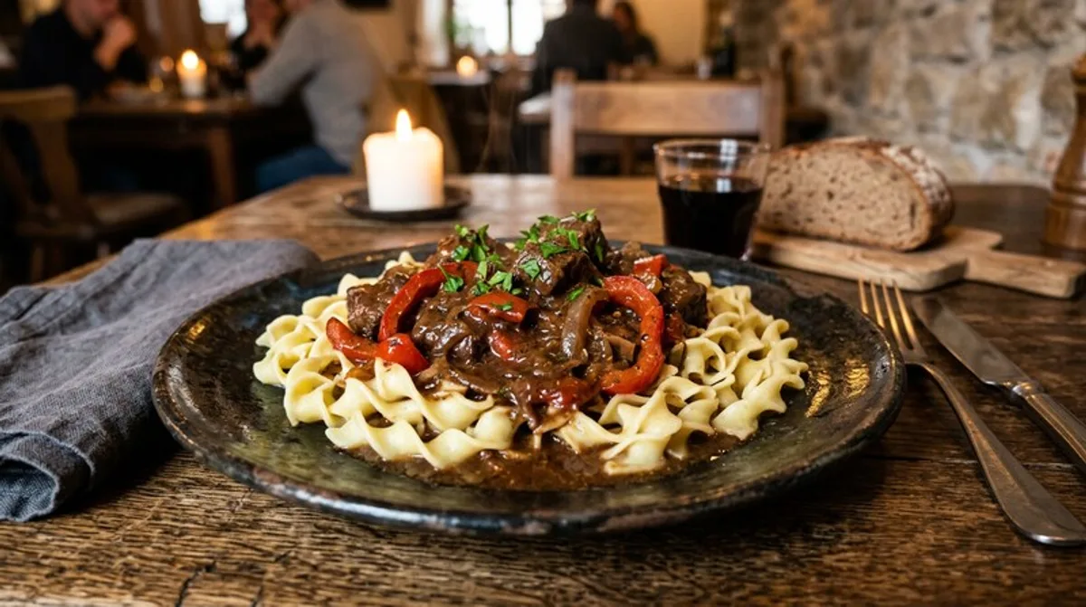 Cannabis Beef Goulash with Rosin