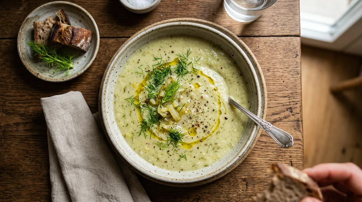 Cannabis Fennel Cream Soup