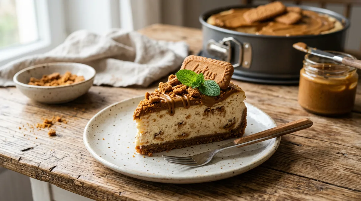 Cannabis Lotus Biscoff Cheesecake — No-Bake