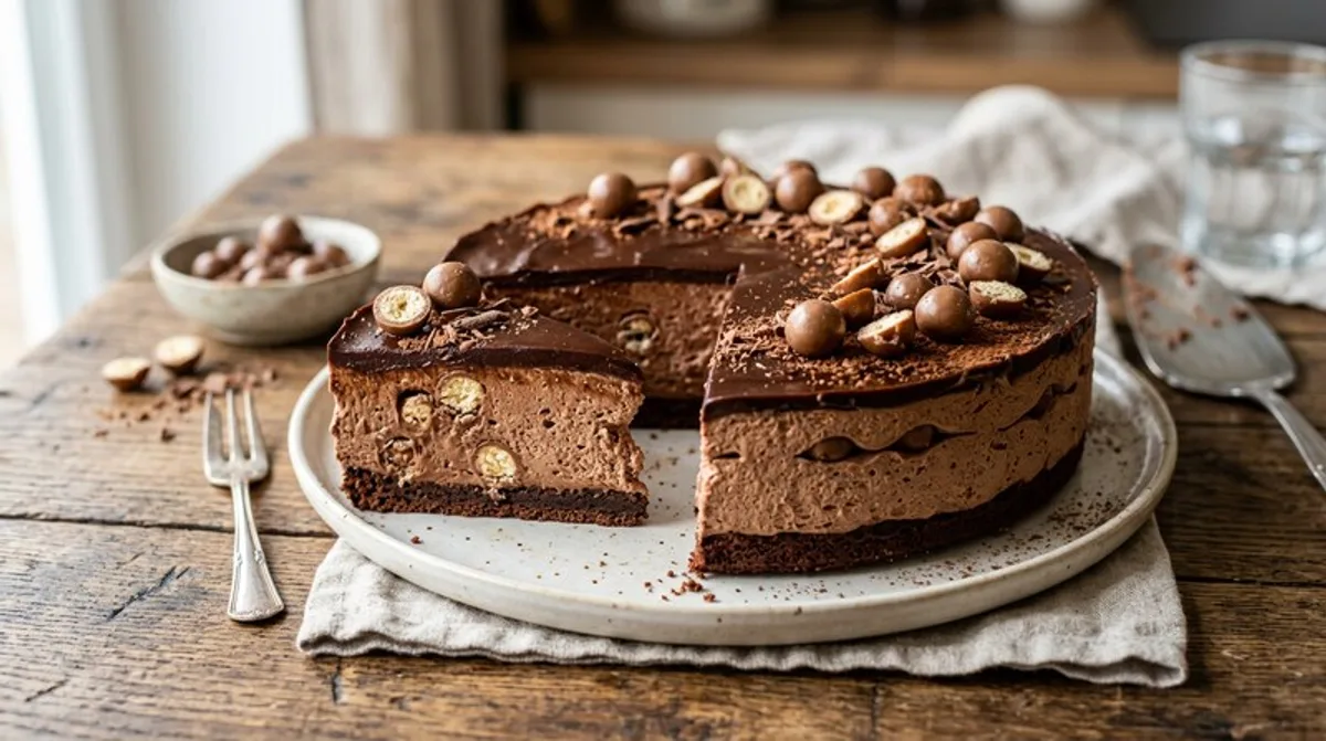 Cannabis Maltesers Mousse Cake