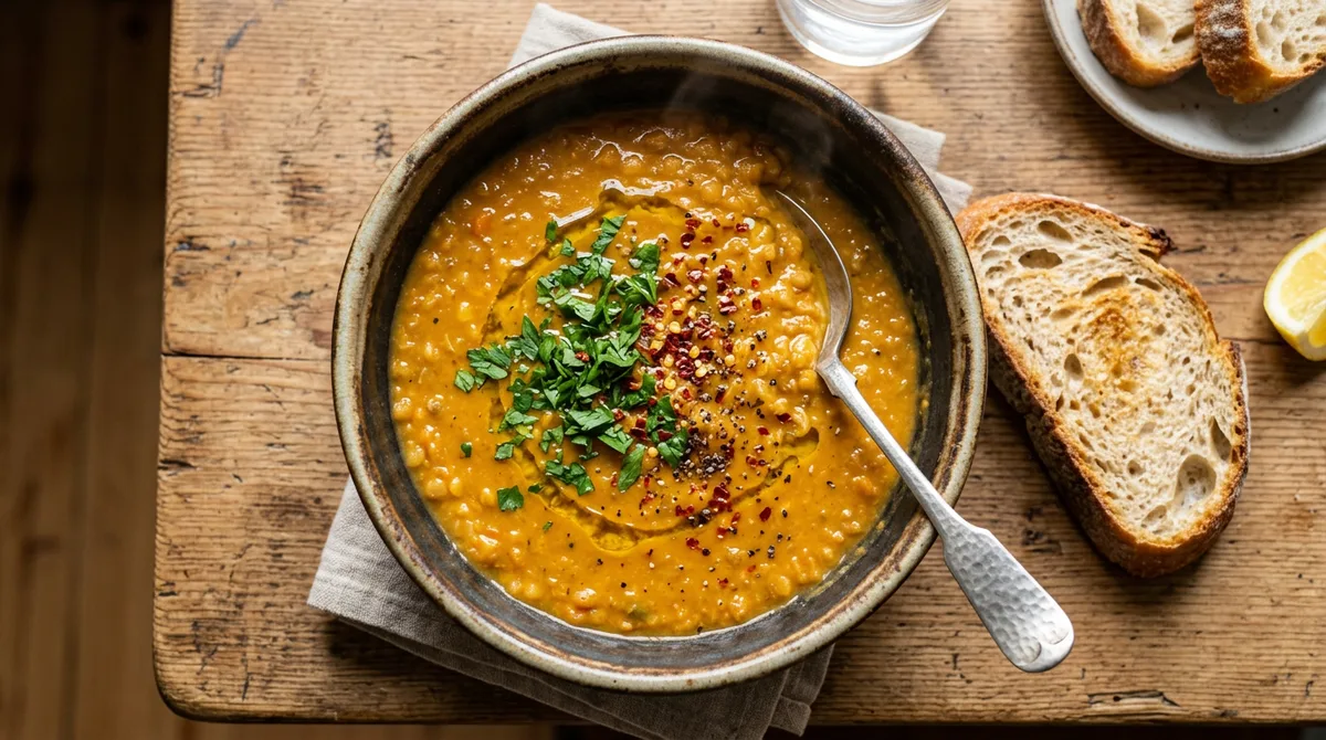 Cannabis Red Lentil Soup