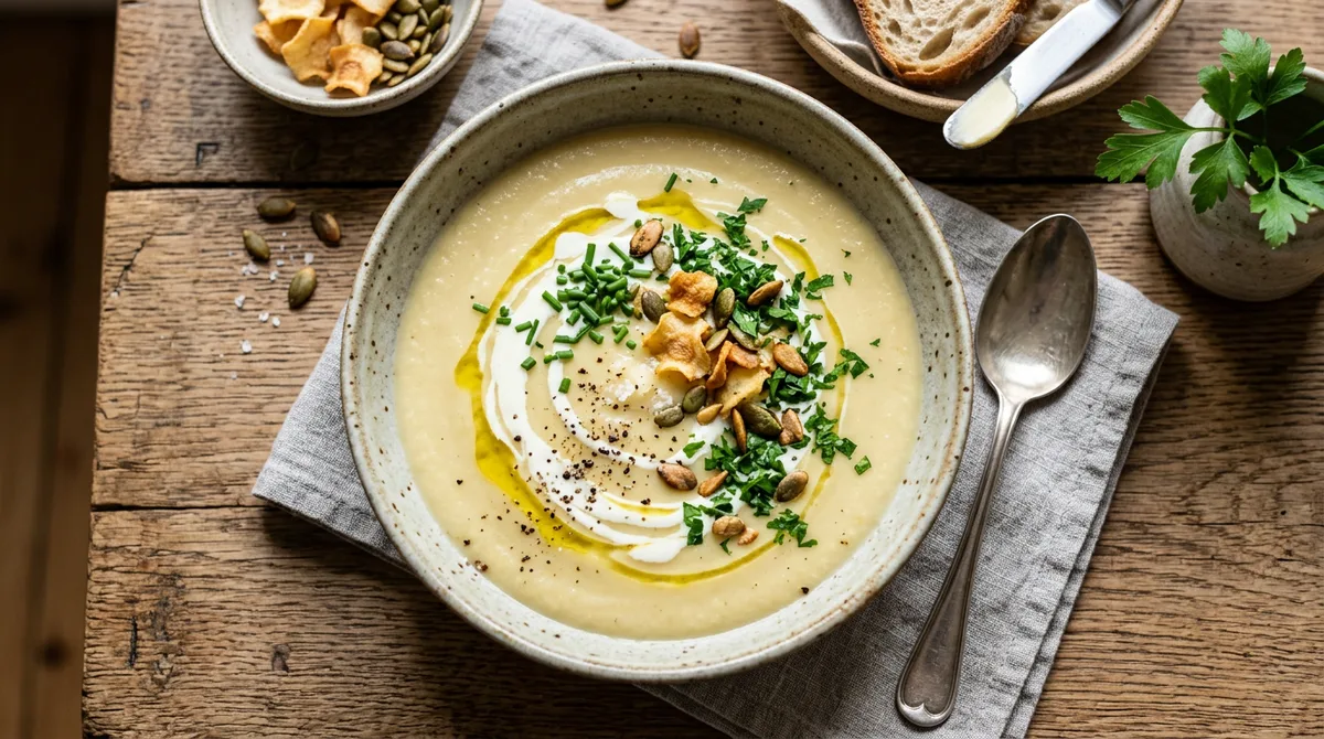 Cannabis Parsnip Pear Soup