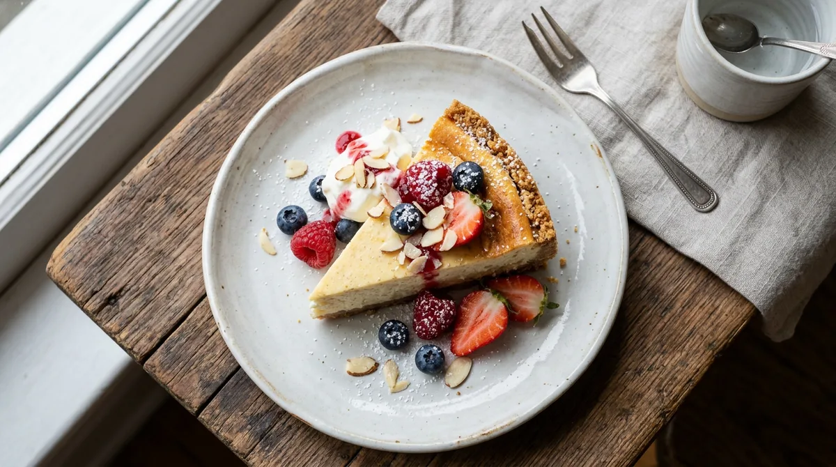 Cannabis Quark Cheesecake
