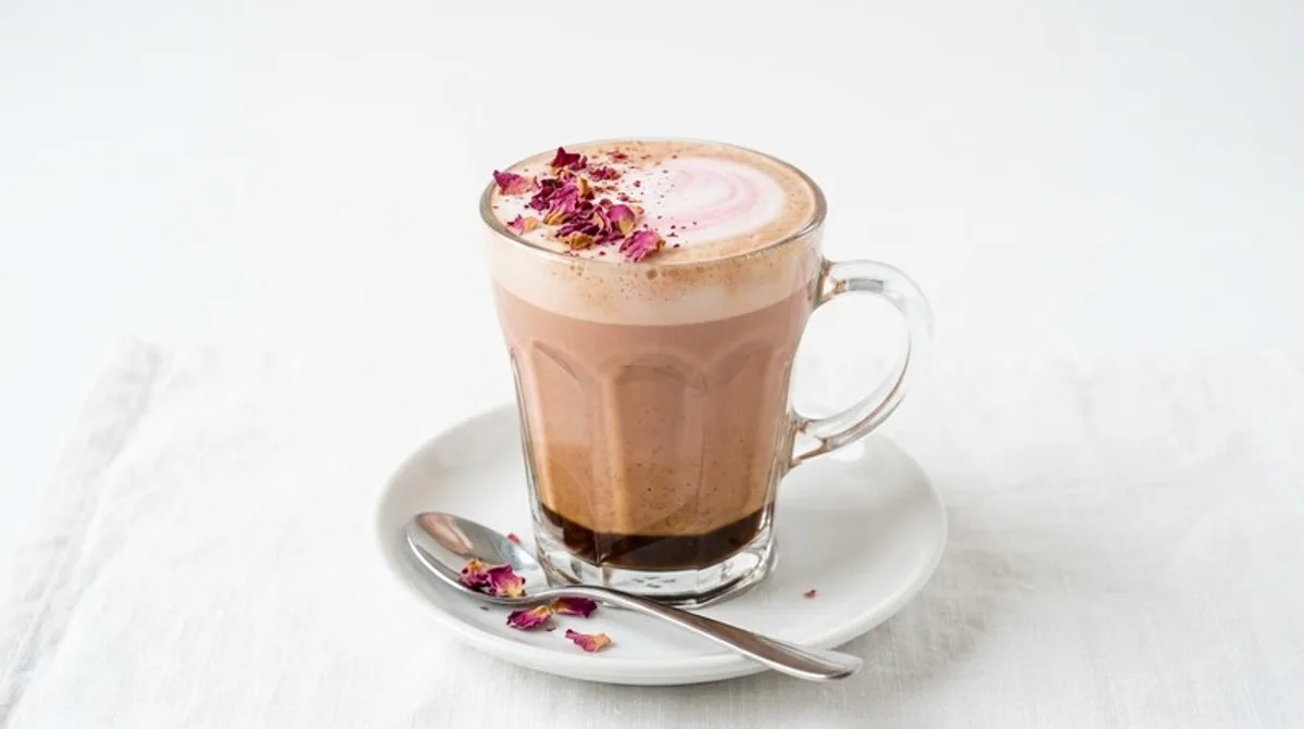 Cannabis Rose Latte