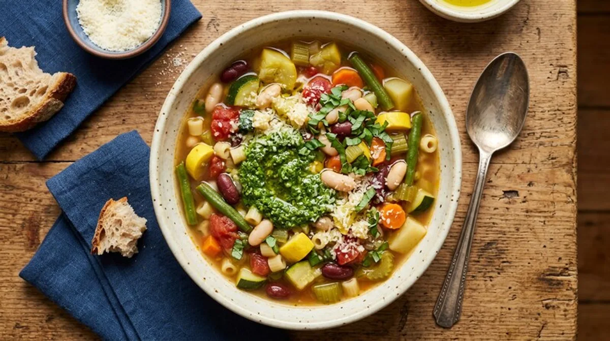 Cannabis Vegetable Soup with Pistou