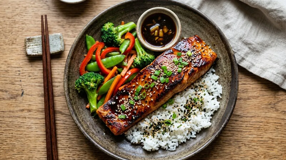 Cannabis Teriyaki Salmon