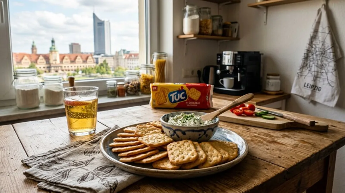 Cannabis TUC Salt Crackers with Dip