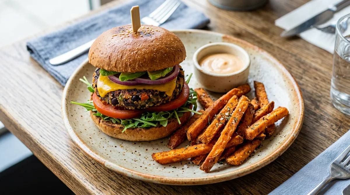 Cannabis Veggie Burger